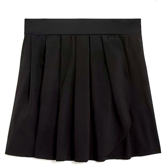 NWT J Crew Black Pleated Active Skort Size Medium - Picture 1 of 7